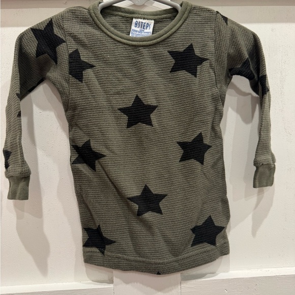 Other - Olive Green Star Pattern Pajamas